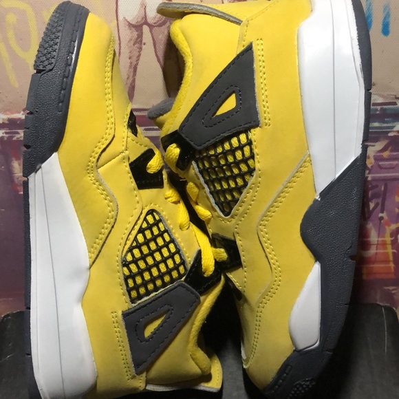 JORDAN 4 LIGHTNING (TD) 10c - Picture 2 of 5